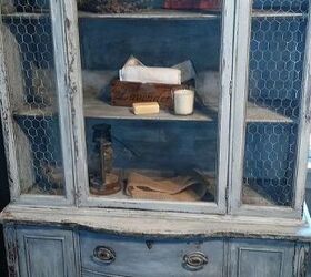forgotten low country style hutch, painted furniture