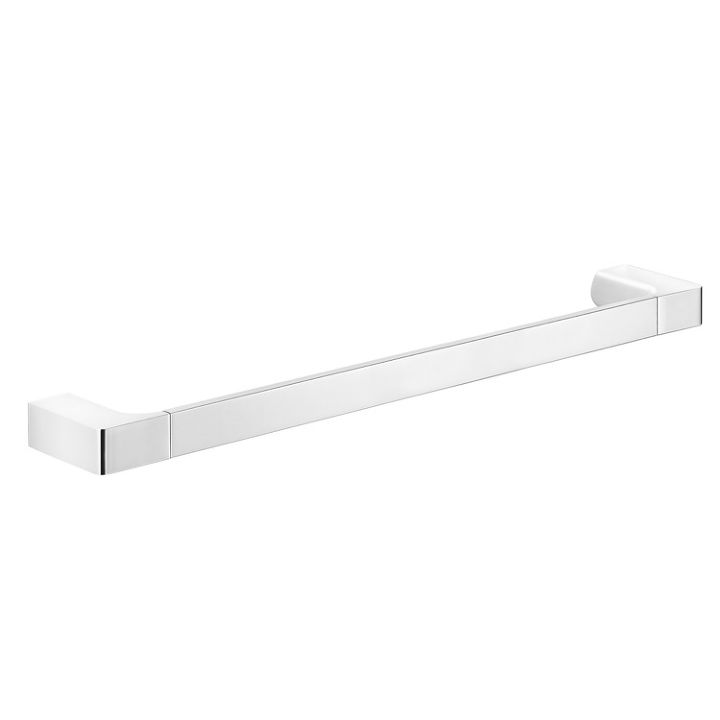 luxury towel bars stands, bathroom ideas, storage ideas, 18 inch modern wall mounted towel bar made of solid brass in a chrome finish Made and designed by luxury Italian brad Gedy SKU PI21 45 13