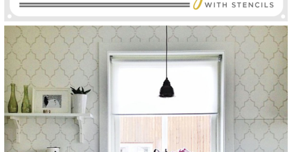 Spice Up Your Kitchen Backsplash With A Stencil Hometalk