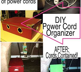 organize your power cords, electrical, organizing, How to make a power cord organizer