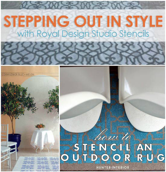 stenciled outdoor rugs, flooring, outdoor living, painting, Grab a paint roller or even a can of spray paint and get ready to stencil an outdoor rug