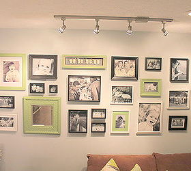 dated basement turned bright playroom, doors, entertainment rec rooms, home decor, gallery wall with green accents