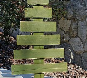 diy pallet christmas tree tutorial, christmas decorations, pallet, repurposing upcycling, seasonal holiday decor, Attach the base to your trunk with brad nails Enjoy