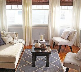 how to make pottery barn like linen curtains, home decor, living room ideas, window treatments, windows, After With the new curtains