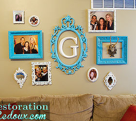 easy photo frame gallery wall tutorial, home decor, wall decor, Gallery Wall Reveal