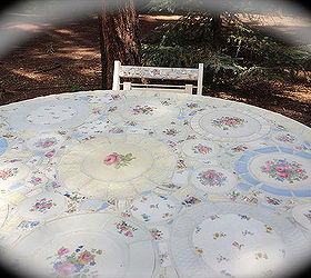 mosaic table and chairs, home decor, painted furniture, tiling, Finished Mosaic Table and Chair