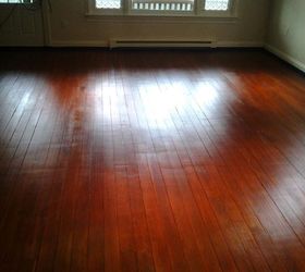market street living room remodel restoration, flooring, home decor, home improvement, living room ideas, After 1 No furnishings Please note I did the floors to look distressed