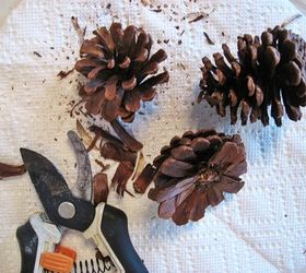 my christmas wreath burlap and plaid with pine cone roses, christmas decorations, crafts, seasonal holiday decor, Instructions for making pine cone roses are on my blog