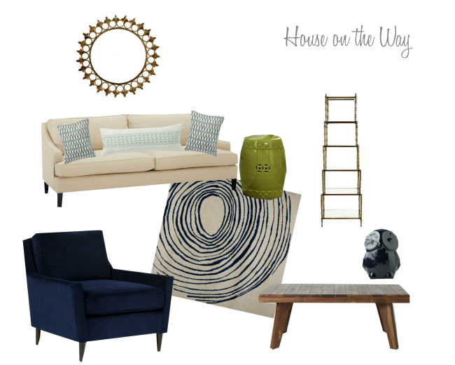 inspiration board, living room ideas, painted furniture