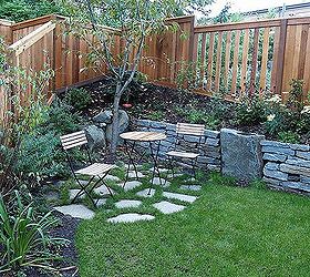 4 tips for landscape design success, landscape, A simple sitting area surrounded with interesting plants is a great start