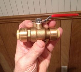 replacing copper pipes amp fittings with the best plumbing supply ever, home maintenance repairs, how to, plumbing, A new SharkBite shutoff valve