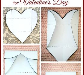 diy photo valentines day cards, crafts, Using a simple heart template you make from scrap paper here s how to turn a heart into a folded envelope