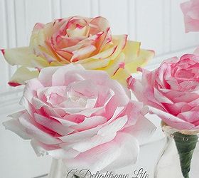 coffee filter rose heart shaped wreath tutorial, crafts, seasonal holiday decor, valentines day ideas, wreaths