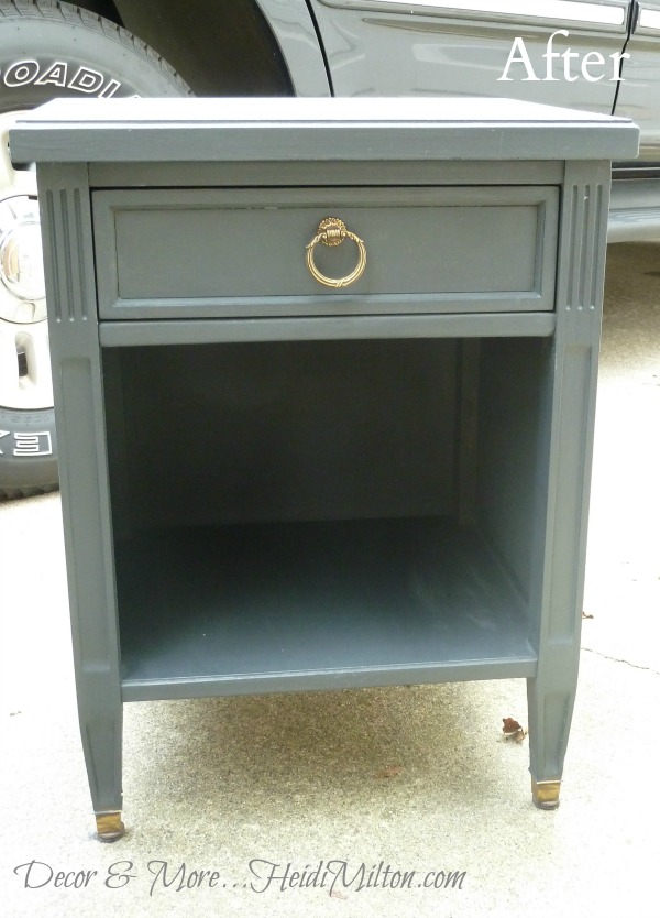 diy annie sloan graphite furniture makeovers, chalk paint, painted furniture