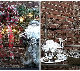 before after the holidays in the sunroom, home decor, outdoor living, B A holiday decor the baker s rack