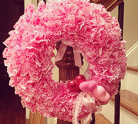 wreaths for every season, christmas decorations, crafts, doors, halloween decorations, seasonal holiday decor, wreaths, Valentine s cupcake liner wreath