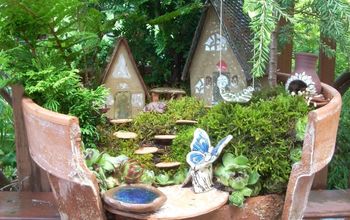 Garden Decor and recycled pottery