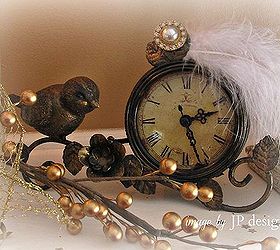 new years eve the party s over, seasonal holiday decor, A clock with a touch of glam