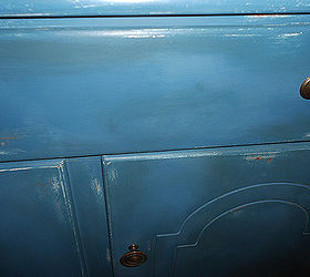 aubusson blue annie sloan chalk paint hutch, chalk paint, painted furniture