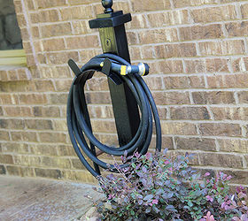 water hose holder for the garden diy, diy, how to, outdoor living, plumbing, Water Hose Holder