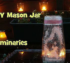 mason jar luminaries tutorial, crafts, mason jars, repurposing upcycling