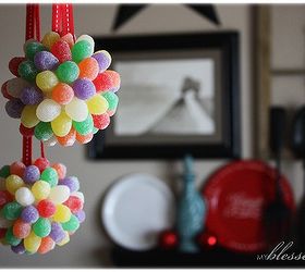 adorable gum drop pomander ornaments, christmas decorations, crafts, seasonal holiday decor