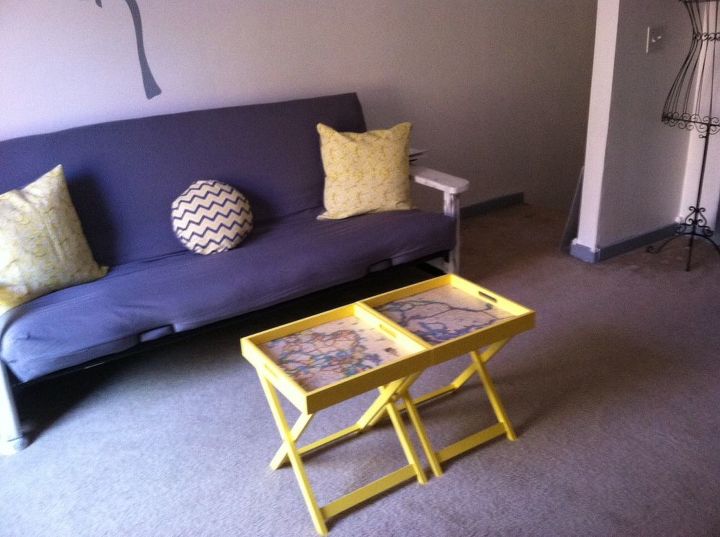 futon bookcase makeover, home decor, painted furniture, After