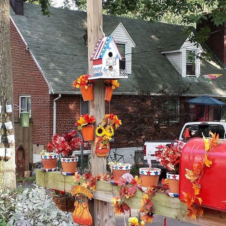 my salute to fall, curb appeal, gardening, seasonal holiday decor