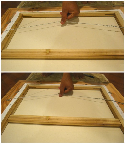 how to frame a canvas painting, crafts