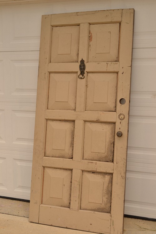 8 paneled door headboard, doors, repurposing upcycling, woodworking projects