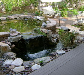our work, flowers, gardening, outdoor living, pets animals, ponds water features, Lots of interest in this yard