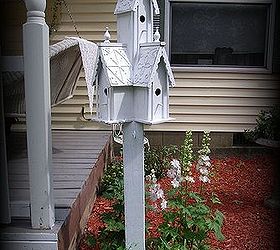 my summer porch and blooms, curb appeal, gardening, outdoor living, porches, I have a family of wrens living in here