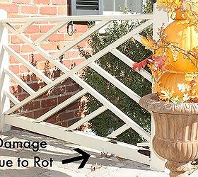 diy chippendale railings, curb appeal, diy, porches, woodworking projects