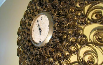  Relógio de parede de imitação de latão
