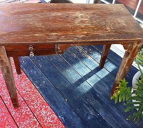 upcycled desk to coffee table, painted furniture, repurposing upcycling, The 20 before