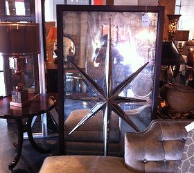 high end furniture and decorative accessories, home decor, painted furniture, This mirror is absolutely stunning I love the star mirrored being adhered to the larger mirror