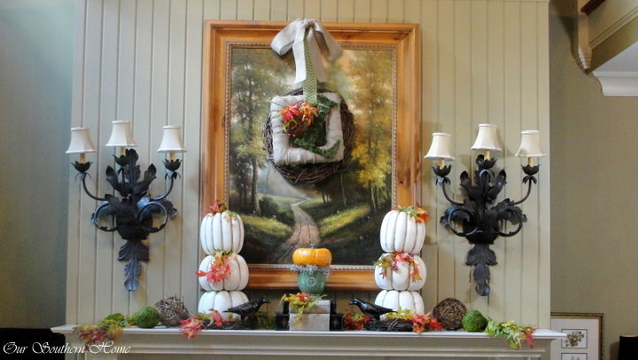 excurso de outono em casa do sul, O tutorial de ab bora falsa Annie Sloan Chalk Paint ser postado em breve