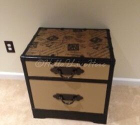 old truck tables get new life, painted furniture, Finished End Table