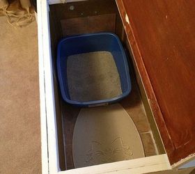 hide away cat litter box