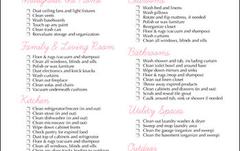 Spring Cleaning Free Printable