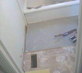 tiling our rental house bathroom, bathroom ideas, tiling