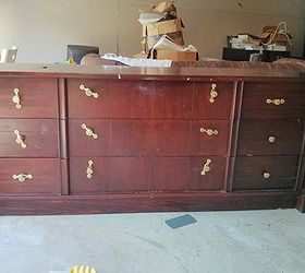 using a dresser as a tv console, painted furniture, repurposing upcycling, Dresser Before