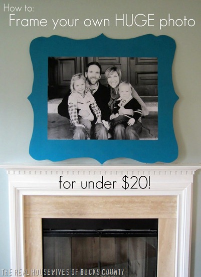 huge custom framed family photo for under 20, crafts, home decor, Huge Framed Photo for under 20