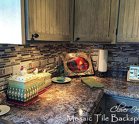 diy mosaic tile backsplash, diy, how to, kitchen backsplash, kitchen design, tiling