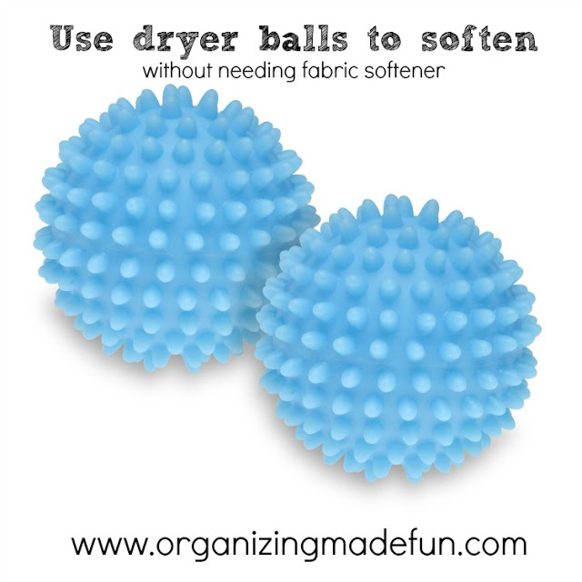 all natural laundry cleaning, organizing, Using dryer balls instead of fabric softner