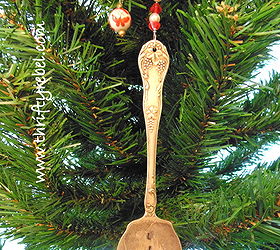 hand stamped spoon bookmark or ornament, christmas decorations, repurposing upcycling, seasonal holiday decor, As an ornament
