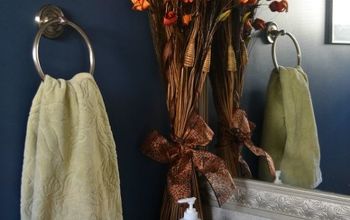 Fall Decor for the Bathroom + Sources for Free Fall Printables