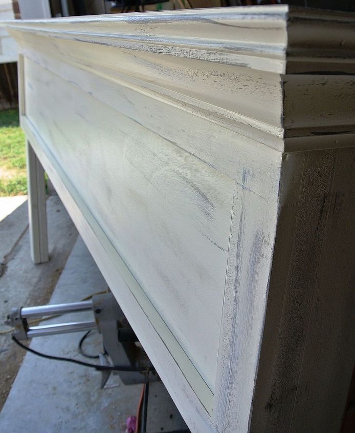 2 low profile faux distressed headboard, painted furniture, woodworking projects