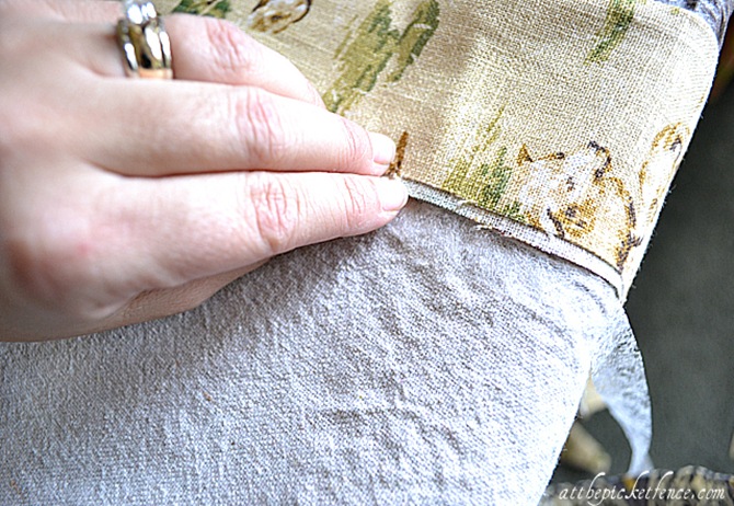 como fazer cortinas de tecido com borda de tecido sem costura