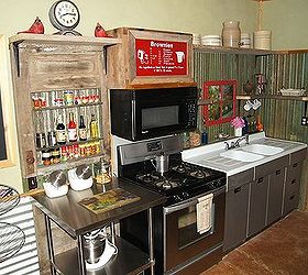 small rustic kitchen makeover, diy, home decor, how to, kitchen backsplash, kitchen design, painted furniture, repurposing upcycling, rustic furniture